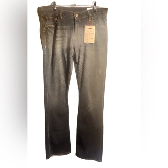 NWT Tommy Hilfiger mid rise distressed 5 pocket stretch bootcut denim jeans 31 - Picture 2 of 5